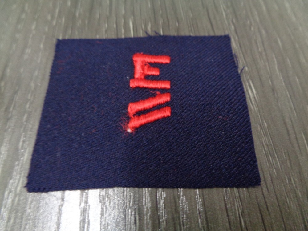 Original US Navy Distinguishing Mark ENGINEERING E Excellence Red 2Hash Patch