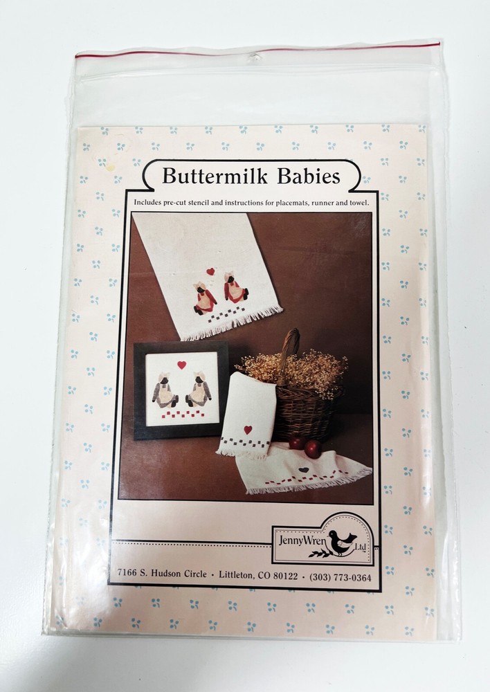 Jenny Wren "BUTTERMILK BABIES" Stencil Pattern (NEW)