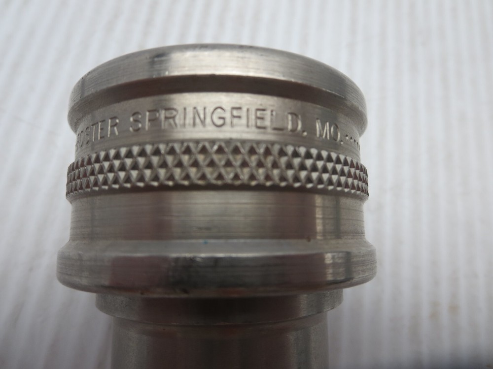 Foster Mfg. H6 Quick Disconnect Coupling Stainless See Description Used