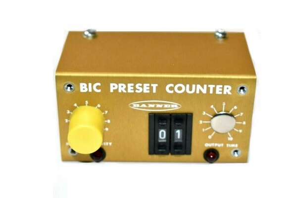 Banner Engineering BIC-99T Two-Digit Preset Counter Logic Module New