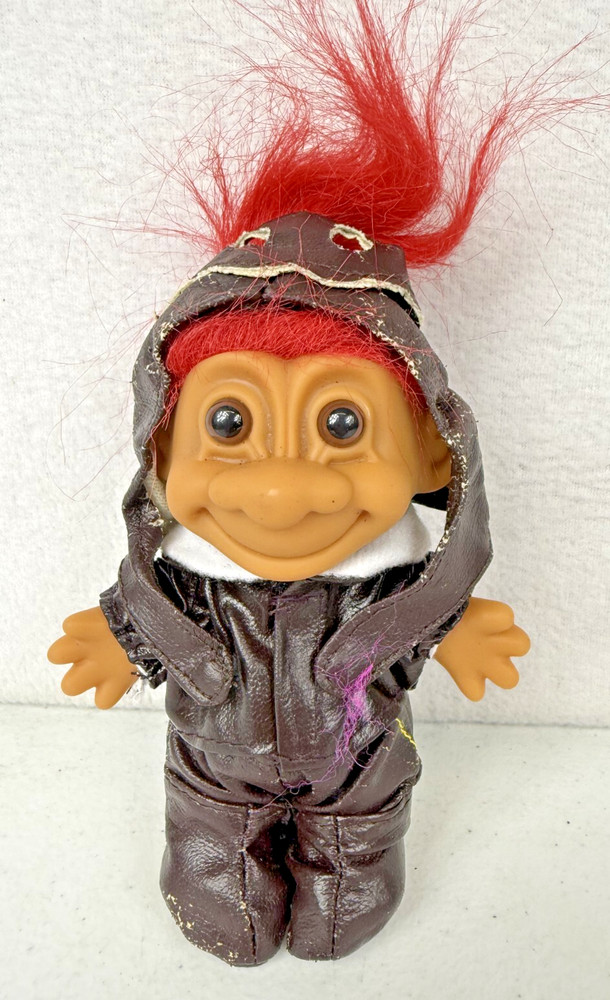Russ " Troll Bomber Pilot Costume With Shoes, Hat,  red