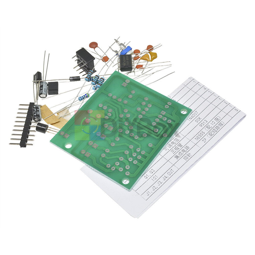 NE555 Multi-Channel Waveform Generator Module Sine Triangle Square Wave DIY Kits