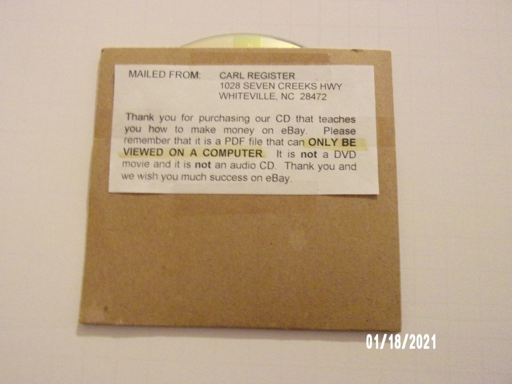 Make Money on EBay CD