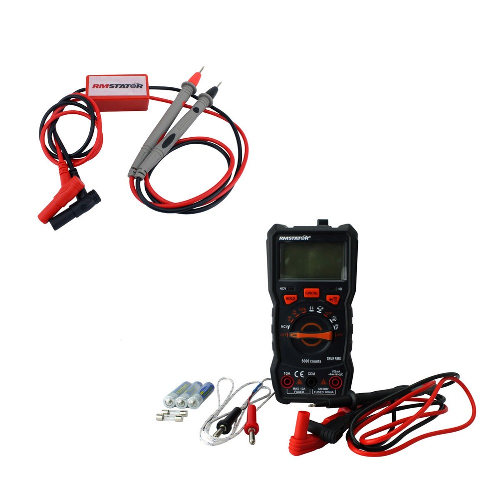 Kit Digital Multimeter + Voltage Peak Reading DVA Adapter