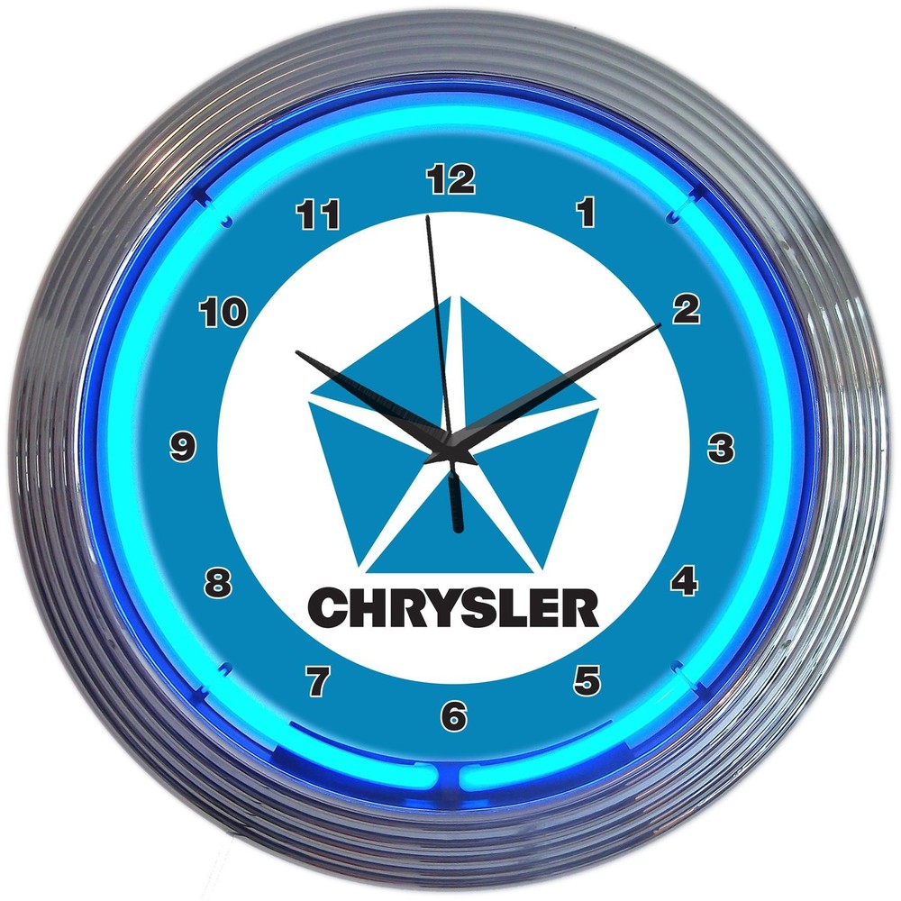 Summit Racing Gifts� Neon Mopar Wall Clock 8CRYBL