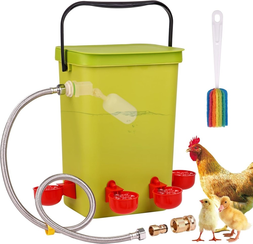 Automatic Chicken Waterer Large Chicken Waterer System Pou