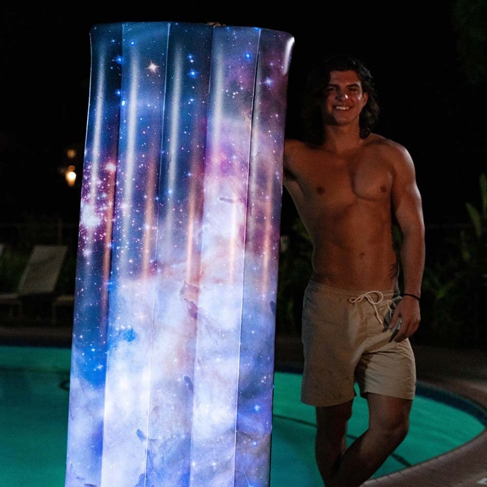 Illuminated Galaxy Deluxe Pool Raft 74" Westerlund Cluster