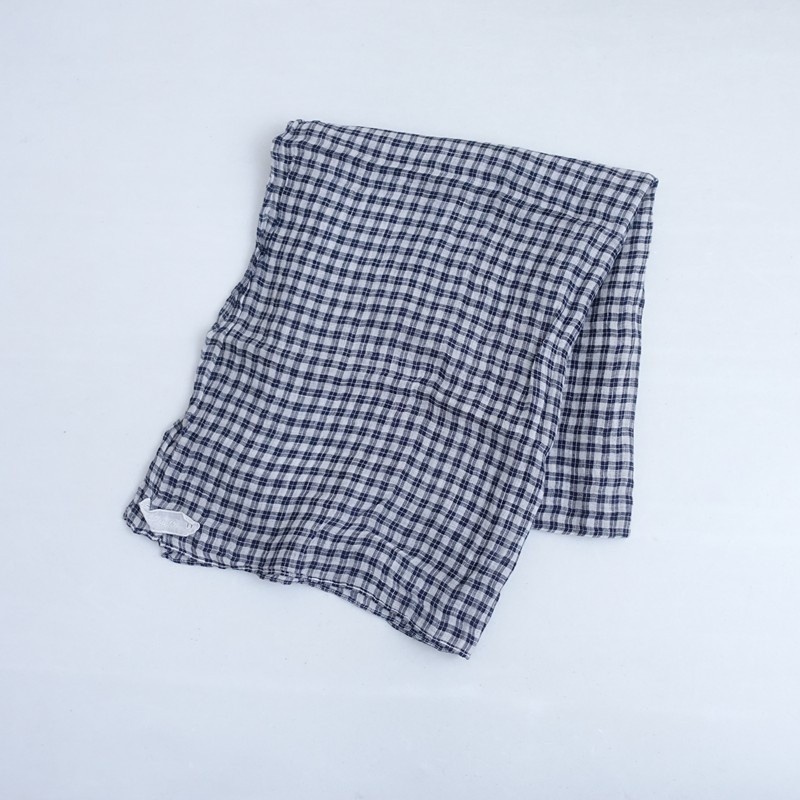 Lisette Check Pattern Stole Scarf (st11-2602-32)