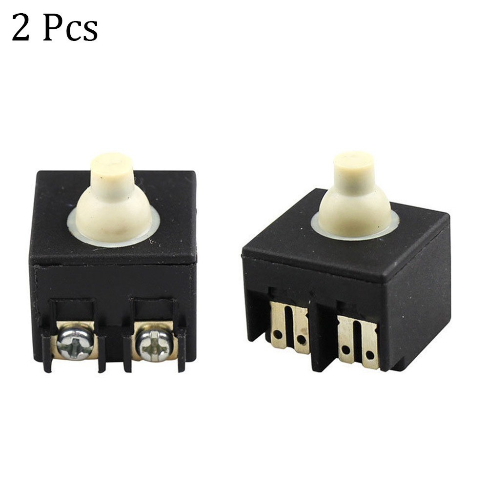 Angle Grinder Switch 100mm /4\" 250 (V) 2pcs 6 (A) Accessories Black Kit
