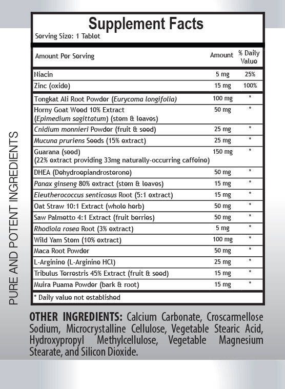 maca root - TONGKAT PREMIUM COMPLEX 760mg - bodybuilding performance 2B