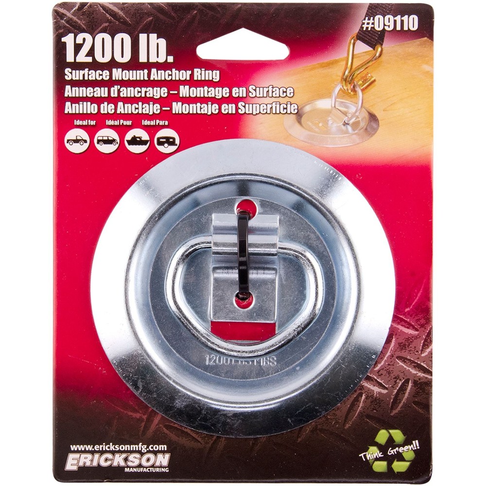 Erickson Surface Mount Anchor - 1200 lb 09110