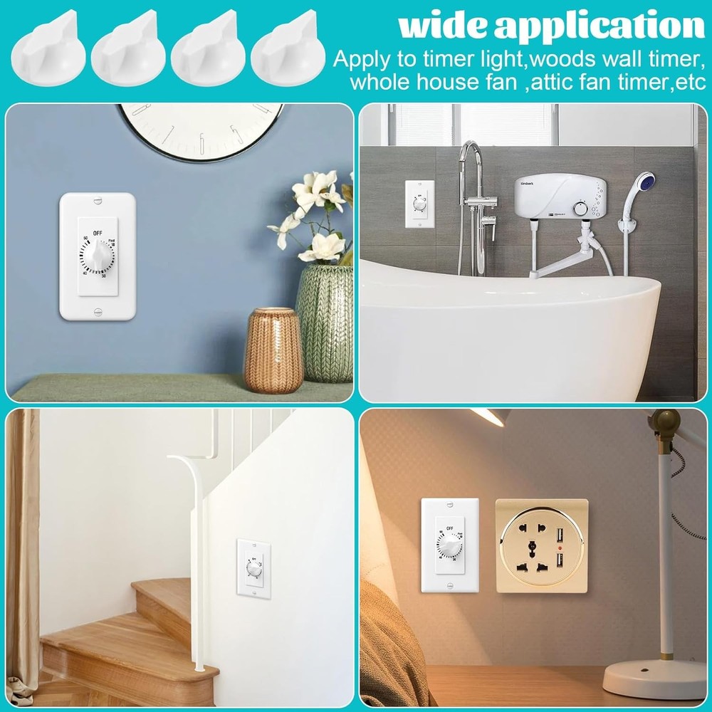 2 Pack Timer Switch Knob Replacement for Intermatic - 146MT574, Compatible for F