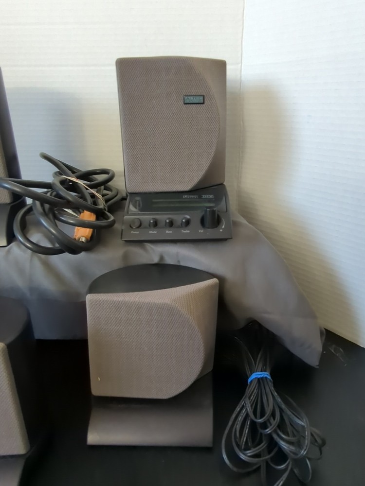 Altec Lansing ADA885 THX Computer Speaker System Dolby Digital Surround Tested