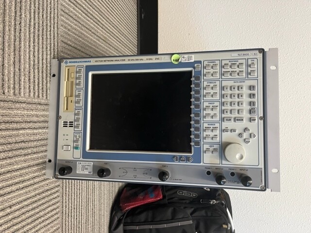 Rohde & Schwarz zvc vector network analyzer 20khz/300khz 8ghz
