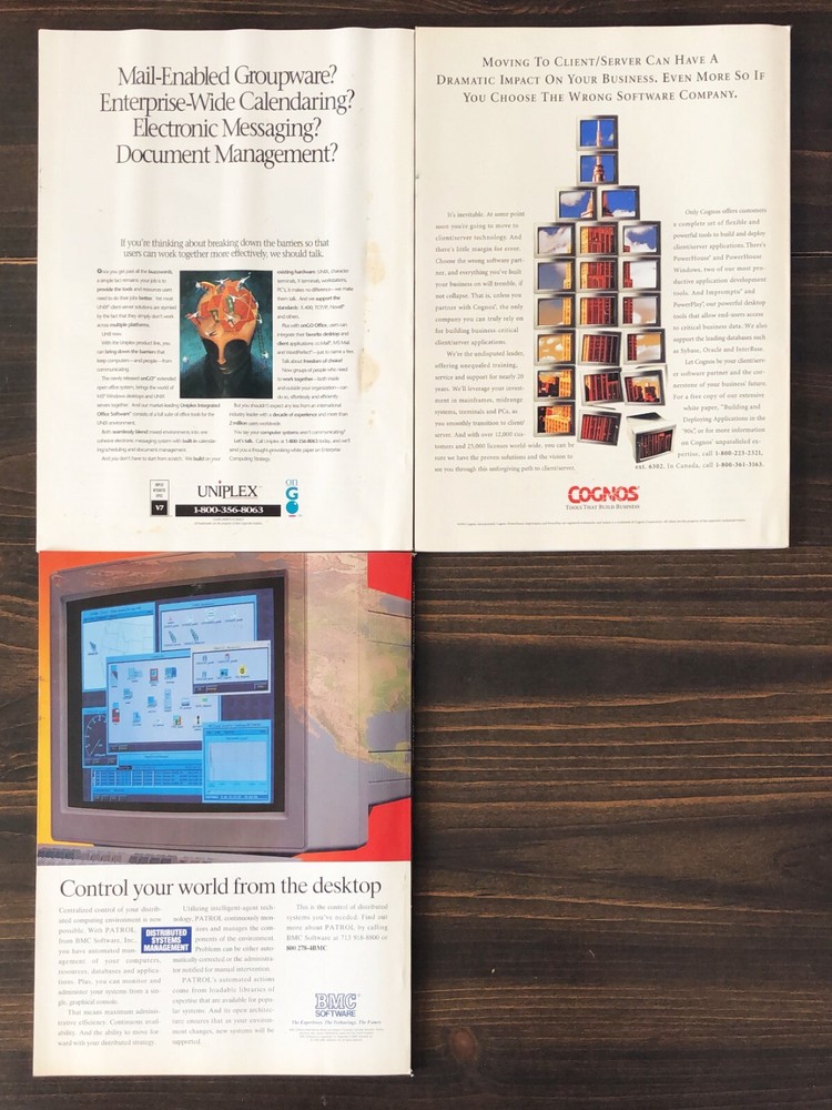 1994 Client/Server Journal Magazine - Lot of 3