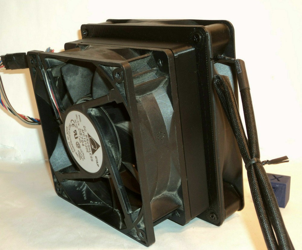 140mm to 120mm CENTERED OFFSET FAN Adapter Converter change PC Modding Custom