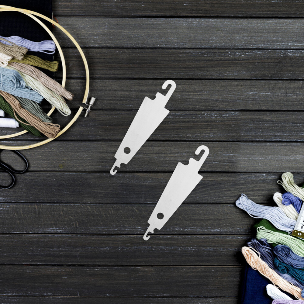 100PCS Steel Hook Needle Threader Needle Threading Tool DIY Needle Threader