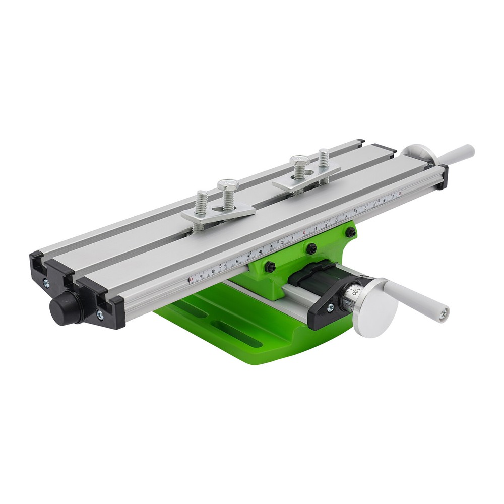 Cross Slide Drill Press Bench Axis Mill Machine Work Table Compound Vise Vice