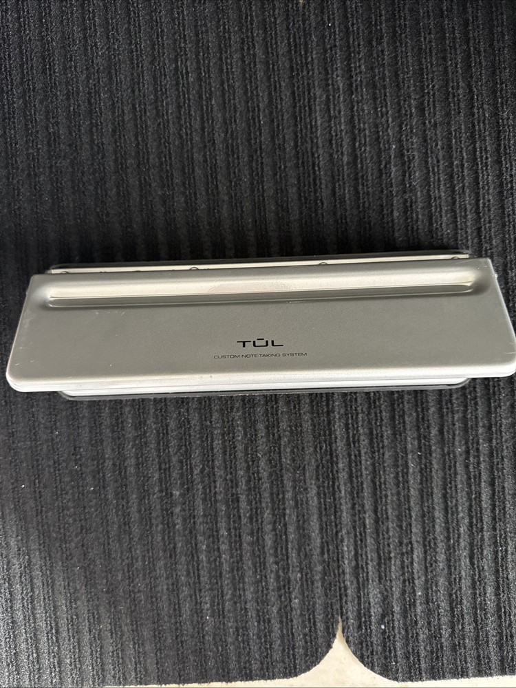 TUL Custom Note-Taking System Discbound 12-Hole Punch Silver Heavy Duty