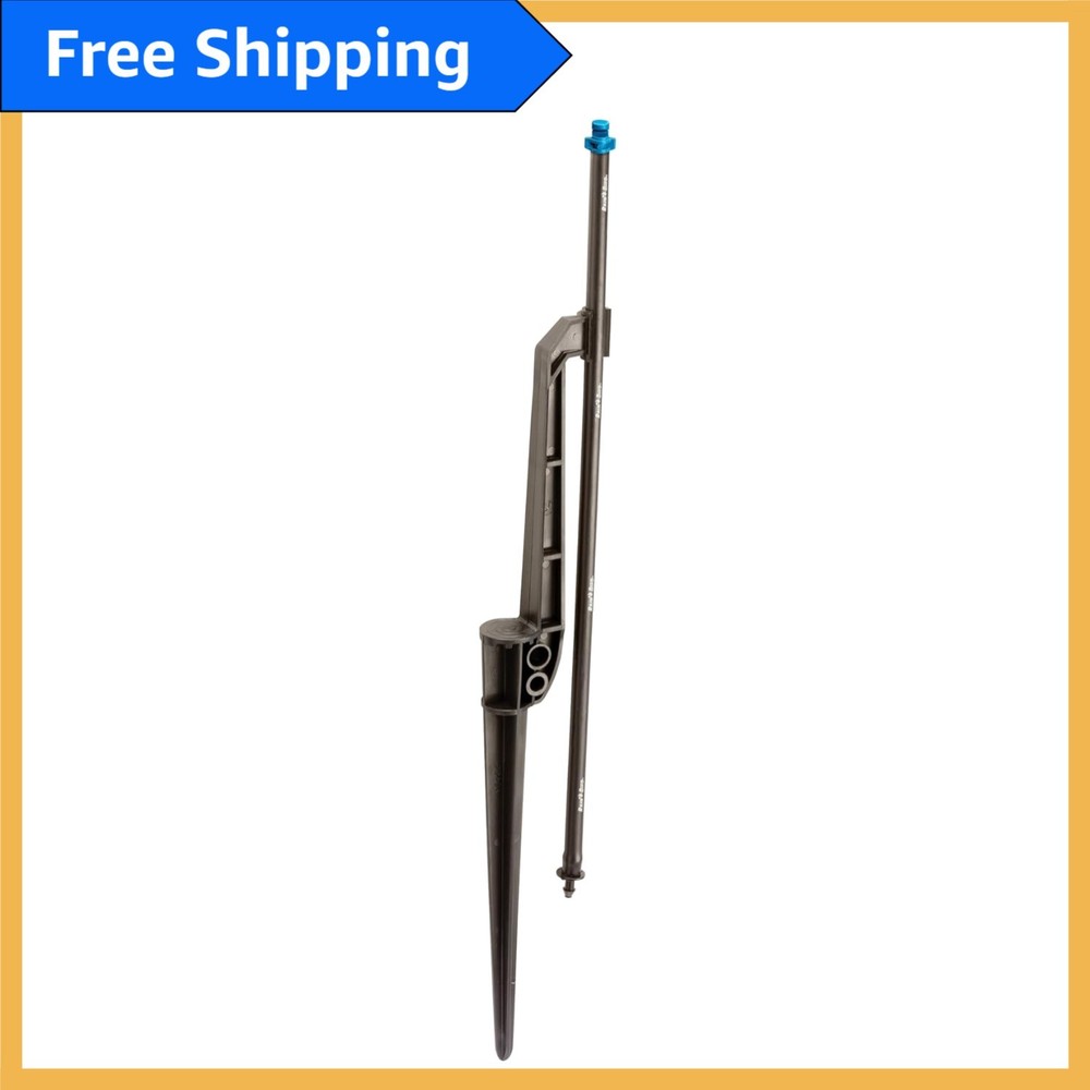 Efficient 180° Half Circle Drip Irrigation Fan Spray - Adjustable Riser Stake!