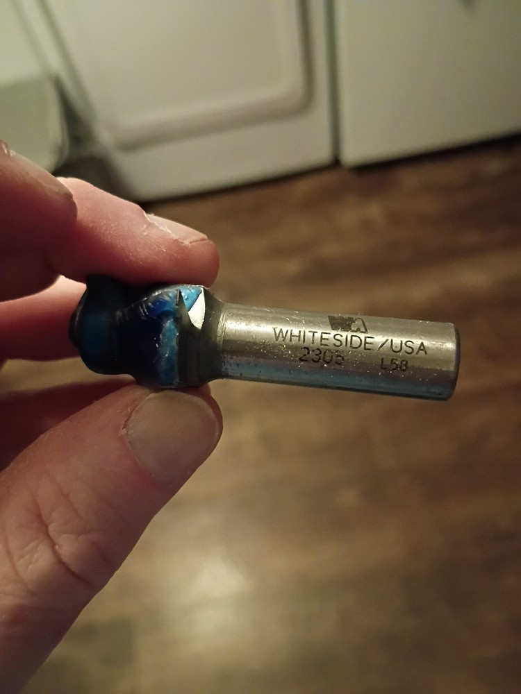 Whiteside Chamfer / Bevel router bit (45 degree)