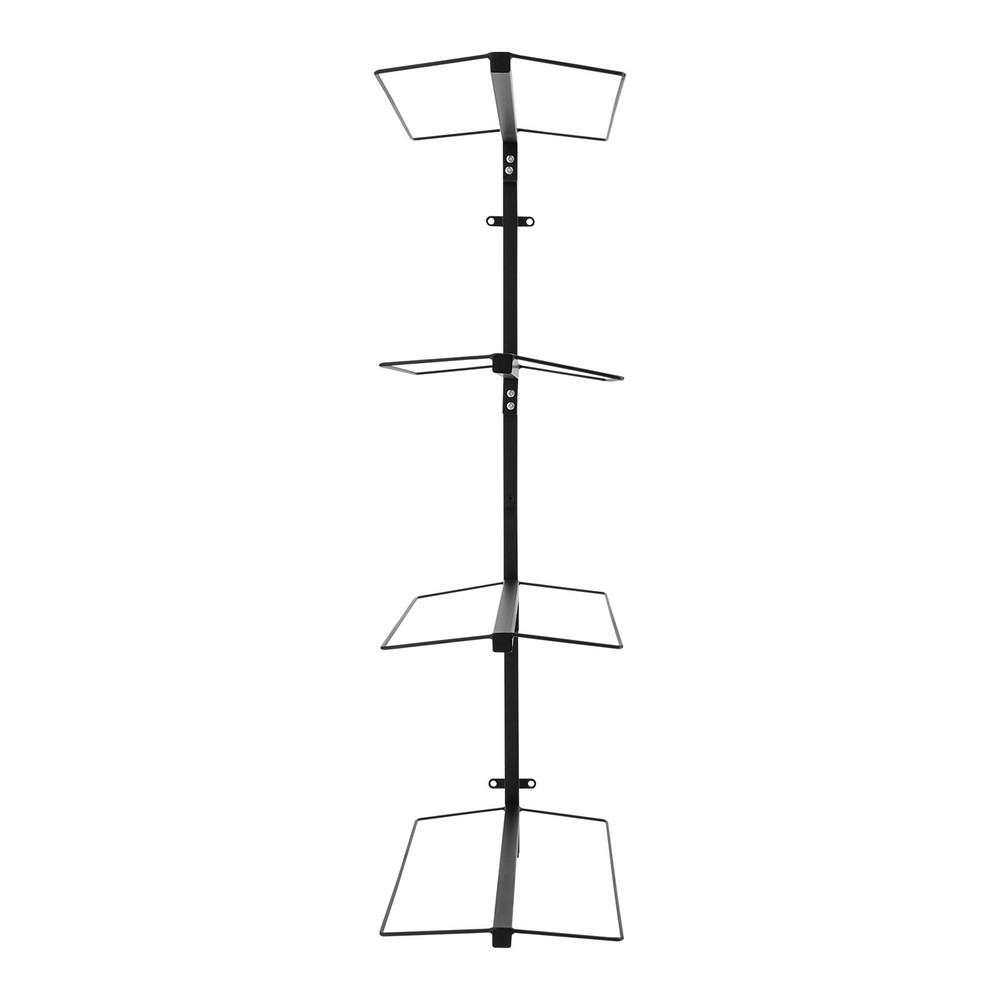 4-Tier Wall-Mounted Saddle Rack for Tack Room - Space-Saving Design