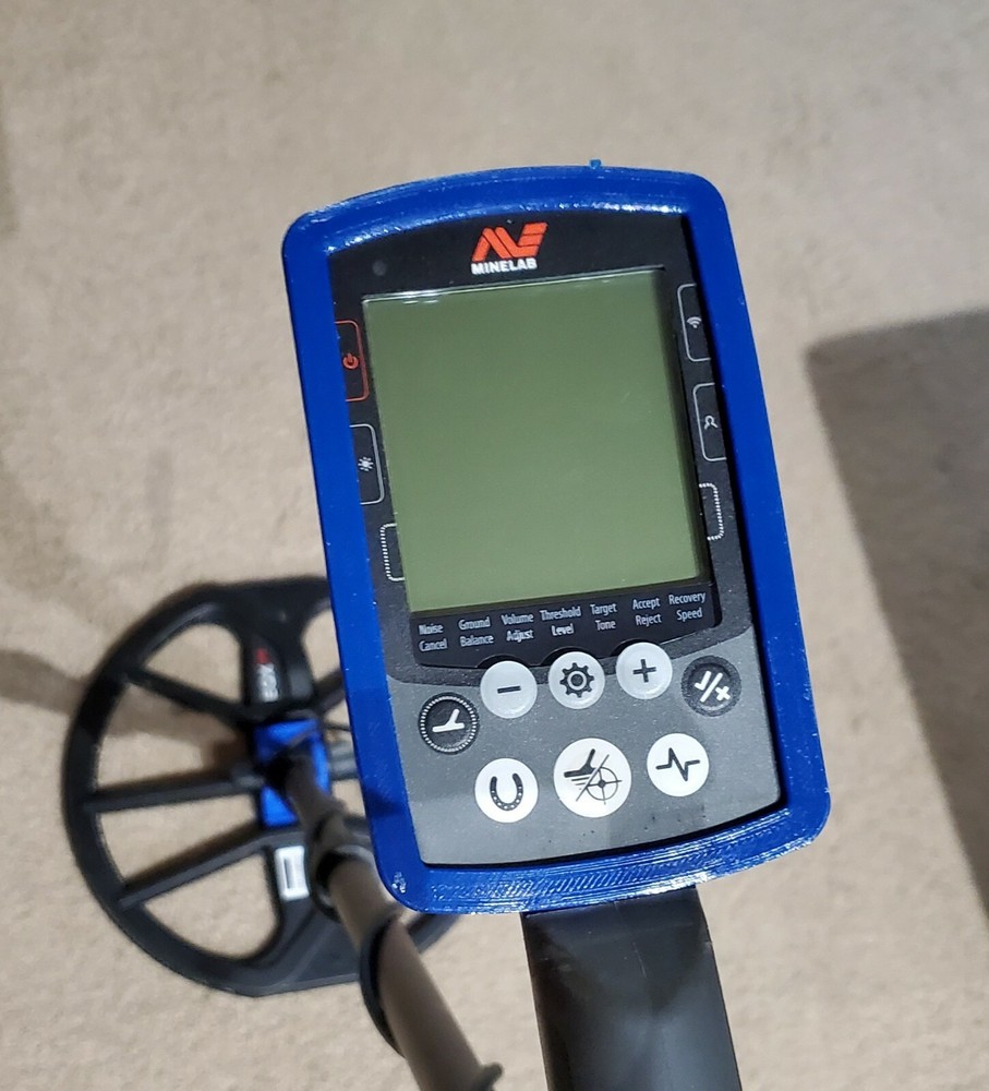 BLUE Minelab Equinox 800/600 Control Box Protector (Rubber)