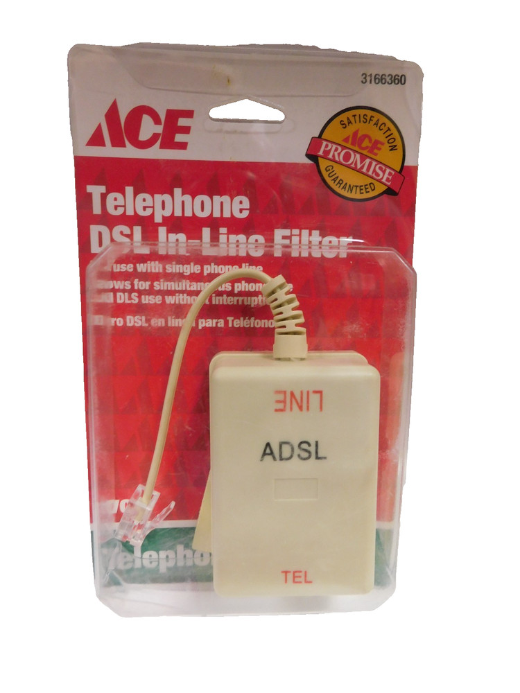 ACE Ivory DSL In-Line Filter