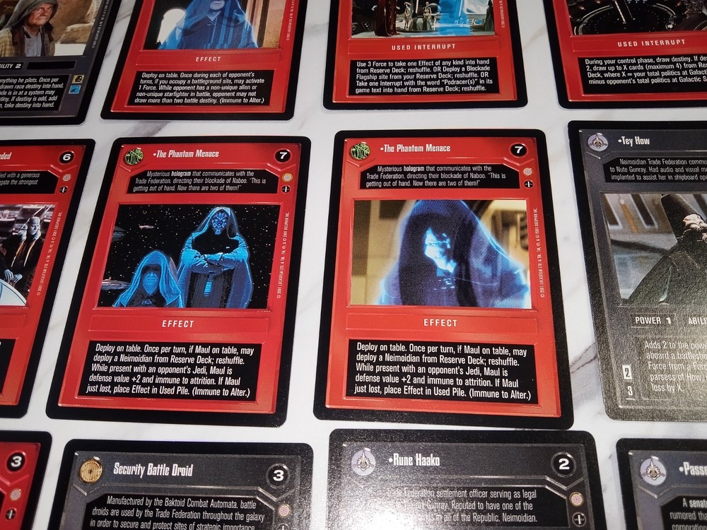 Star Wars CCG Coruscant Complete Set (Base + Rules + Checklists + All AIs) READ