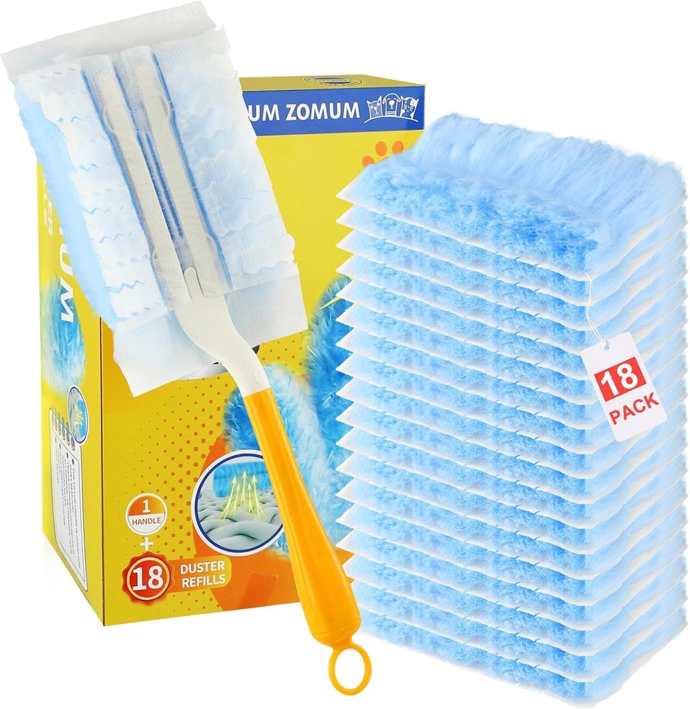 Duster Refills for Swiffer Dusters，Strong Static Dust Removal，Duster