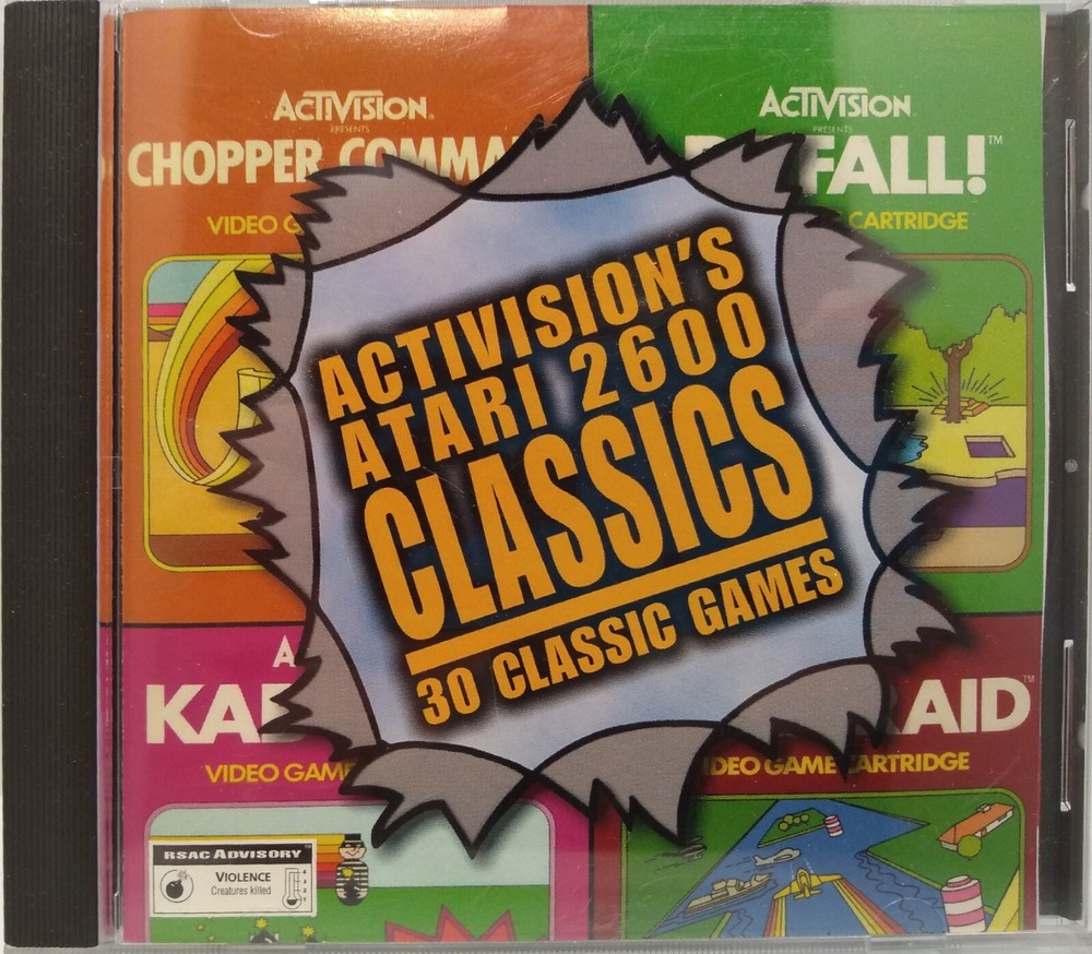 Activision's Atari 2600 Classics 3D Classic Games (PC, 1999) Windows 95