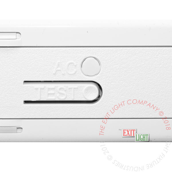 LFI Lights | Red LED Exit Sign Emergency Light Combo UL Listed | COMBO2-R-W-BB