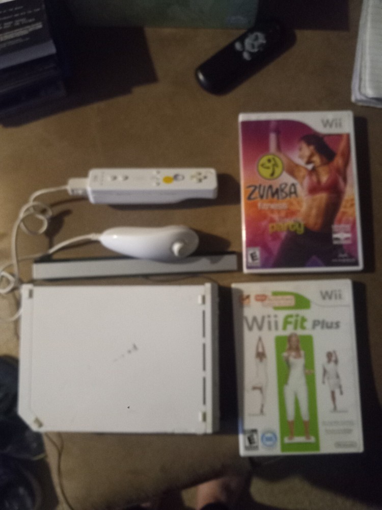 wii nintendo console bundle with games