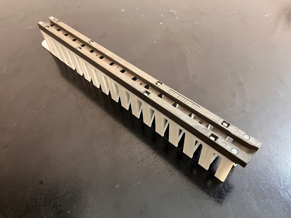 TECAN EVO Evolution Liquid Handler System: 16-Position Tube Holder, black insert