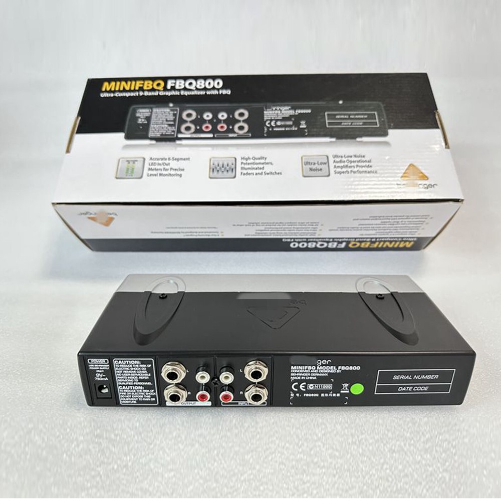 Graphic EQ Equalizer Suppressor Equalizer Processor FBQ800 Ultra-compact 9-Band
