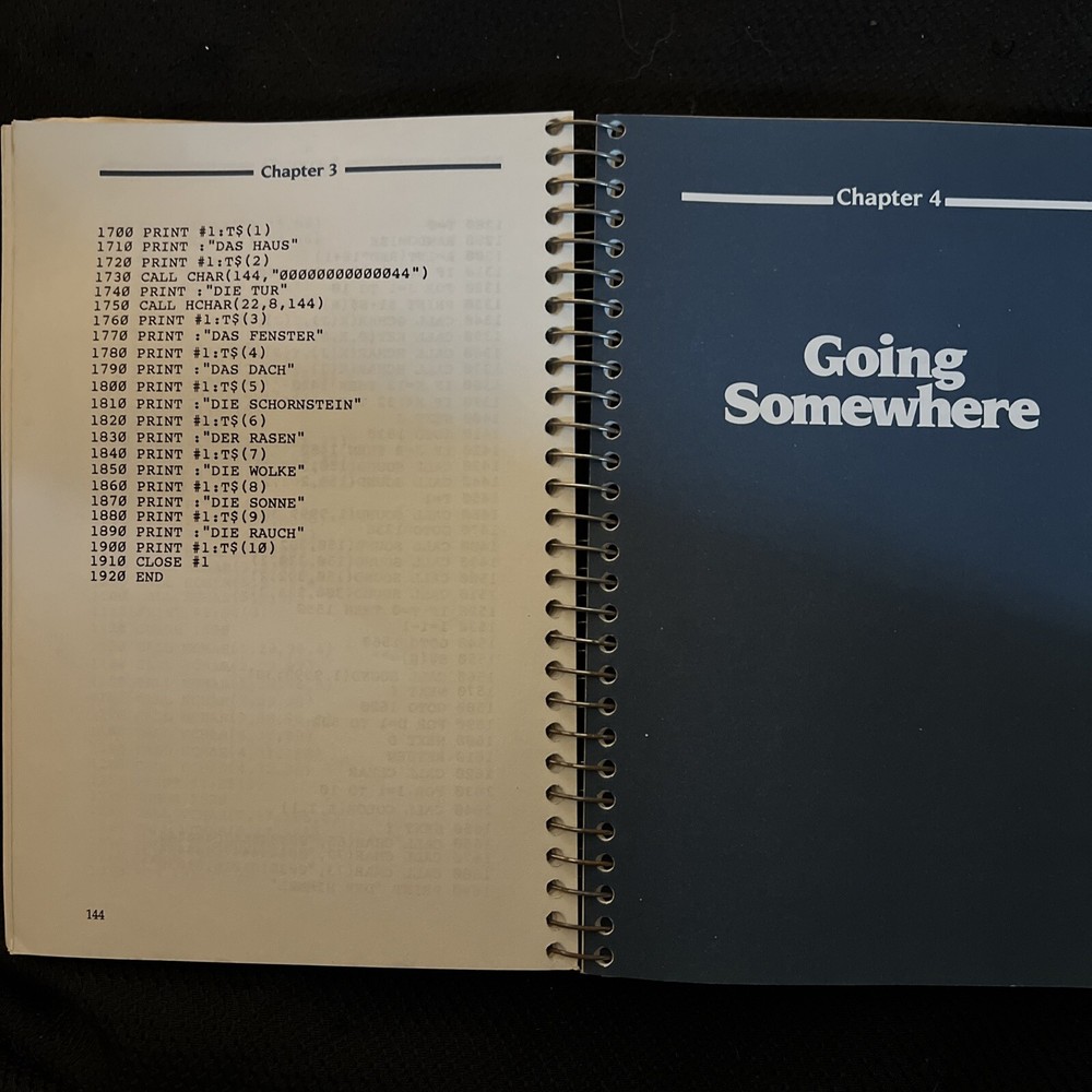 TI99/4A Programmers Reference, Beginners Basic, TI Games Books & Teach Cassettes