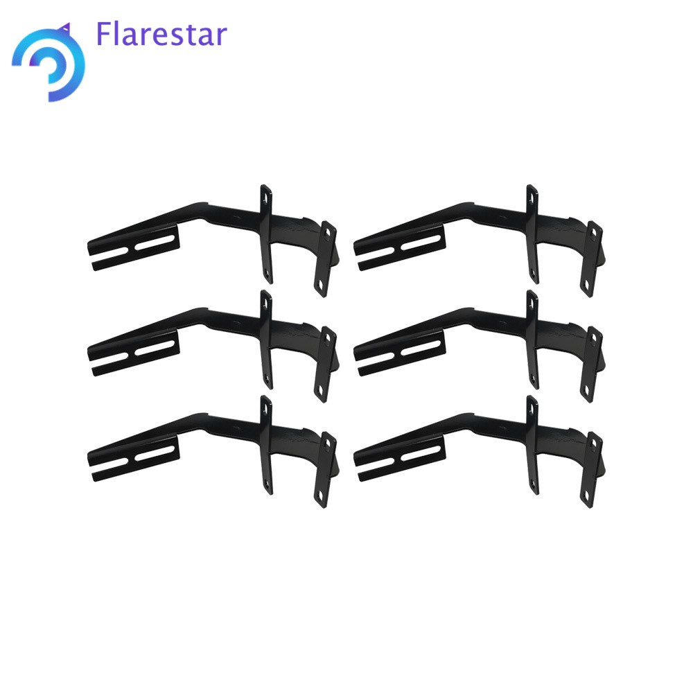 Running Boards For Ford Super Crew Cab 2015-2022 6" Side Step Nerf Bar Black