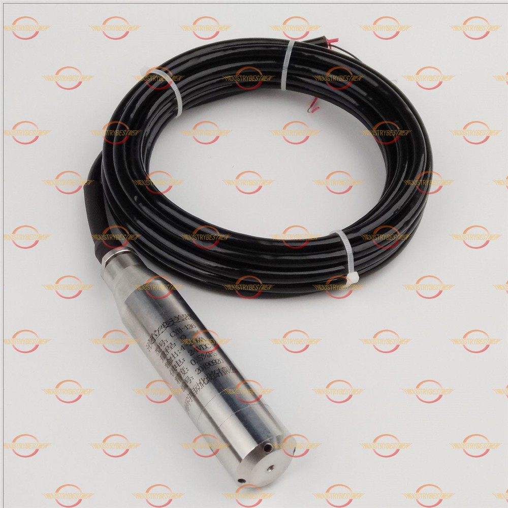 4-20MA 1.0m Range Water Level Transmitter Liquid Level Transducer Sensor