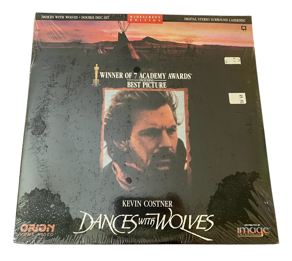 Dances With Wolves Widescreen Double Laser Disc Set