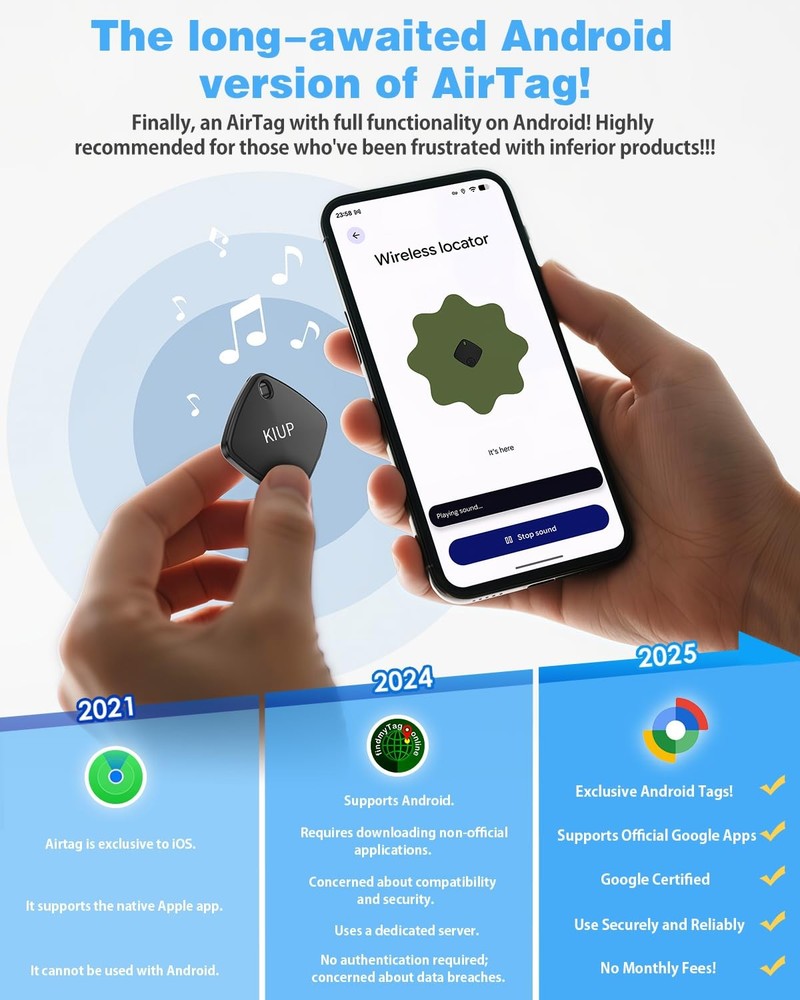 Bluetooth Tracker for Android - Key Finder Luggage Locator Device