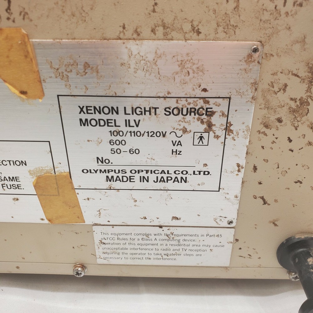 Olympus ILV Xenon Light Source for Industrial Video Image Scope | Powers On