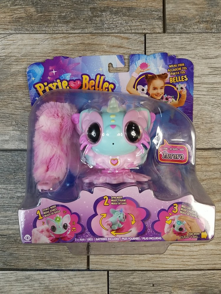 WowWee Pixie Belles - Aurora (Turquoise) - Interactive Enchanted Animal Toy NEW