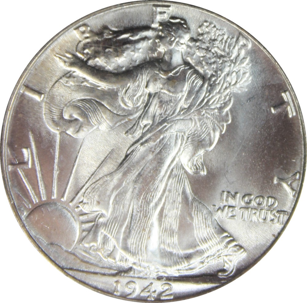 1942 MS66 Walking Liberty Half Dollar PCGS 8268105