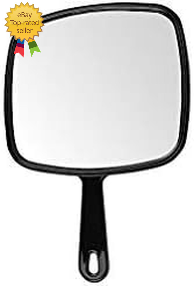 Extra Large Hand Mirror with Handle 9" W X 12" L Multi-Purpose Handheld Mirror