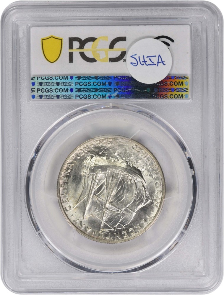 Pilgrim Commemorative Half Dollar 1920 MS65 PCGS