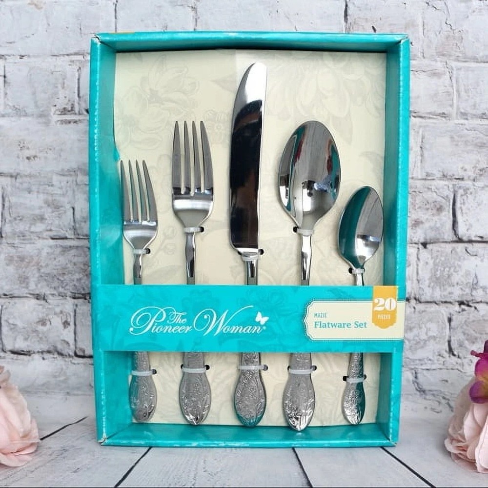 Flatware Set 20-Piece Mazie Service for 4