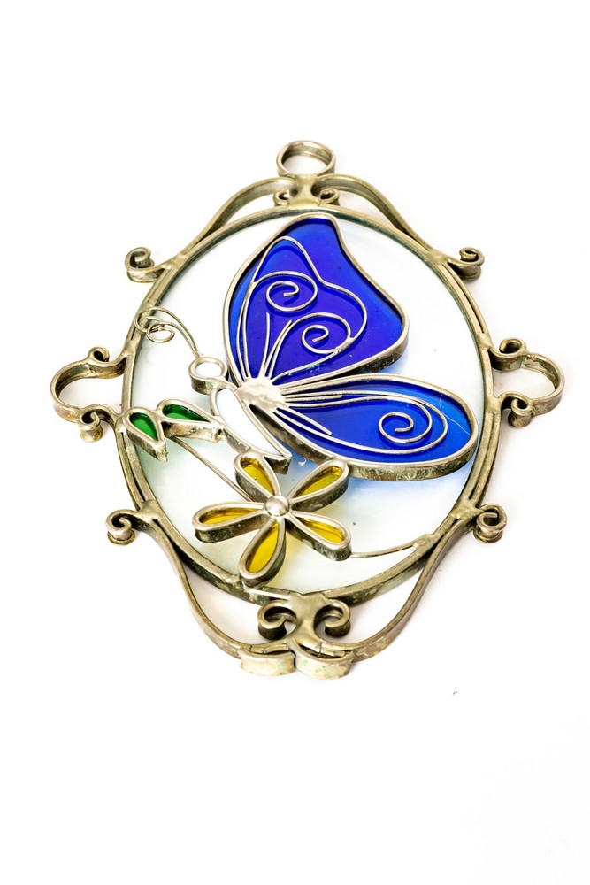 BUTTERFLY SUN CATCHER WINDOW PLAQUE