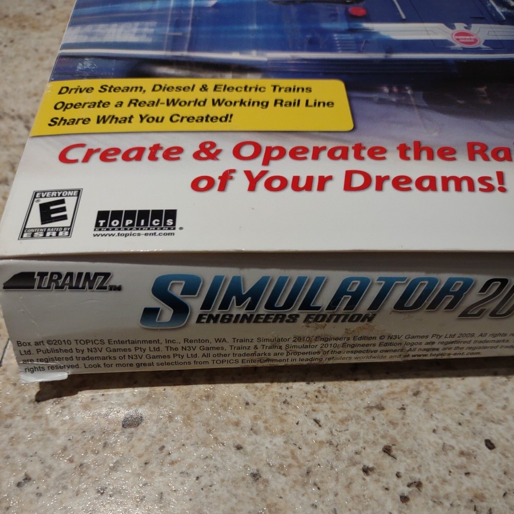 Trainz Simulator 2010 (Engineers Edition) (PC, 2010) DVD-ROM software tropics