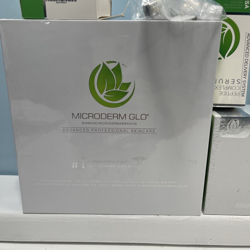 Microderm GLO Complete Skincare Package Includes Diamond Microdermabrasion Sy...