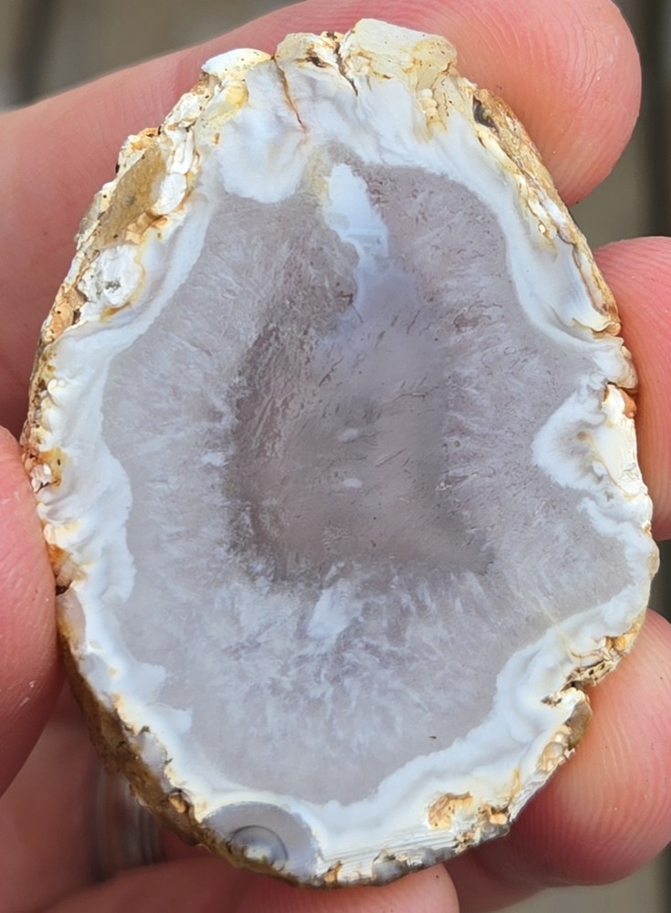 5 Oco Agate Geode Slices - Rough, Natural, Not Polished Lapidary